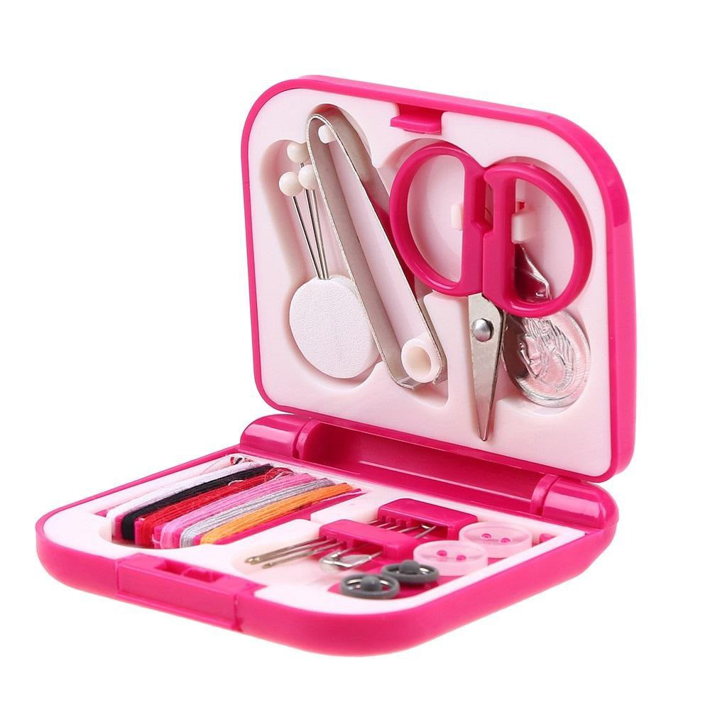 1pc Modern Pink Portable Mini Sewing Kit