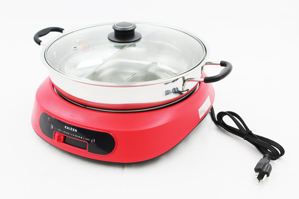 ELECTRIC SHABU-SHABU POT /HOT POT & MULTI-COOKER - 2L, 煮烤多功能料理電火鍋