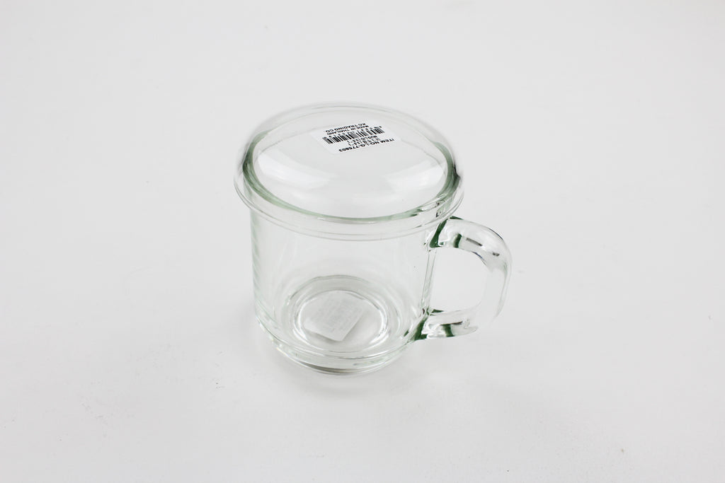 Glass Mugs, Glass Coffee Mug with Lid,Clear Glass Coffee Cups,Extra Large  Glass